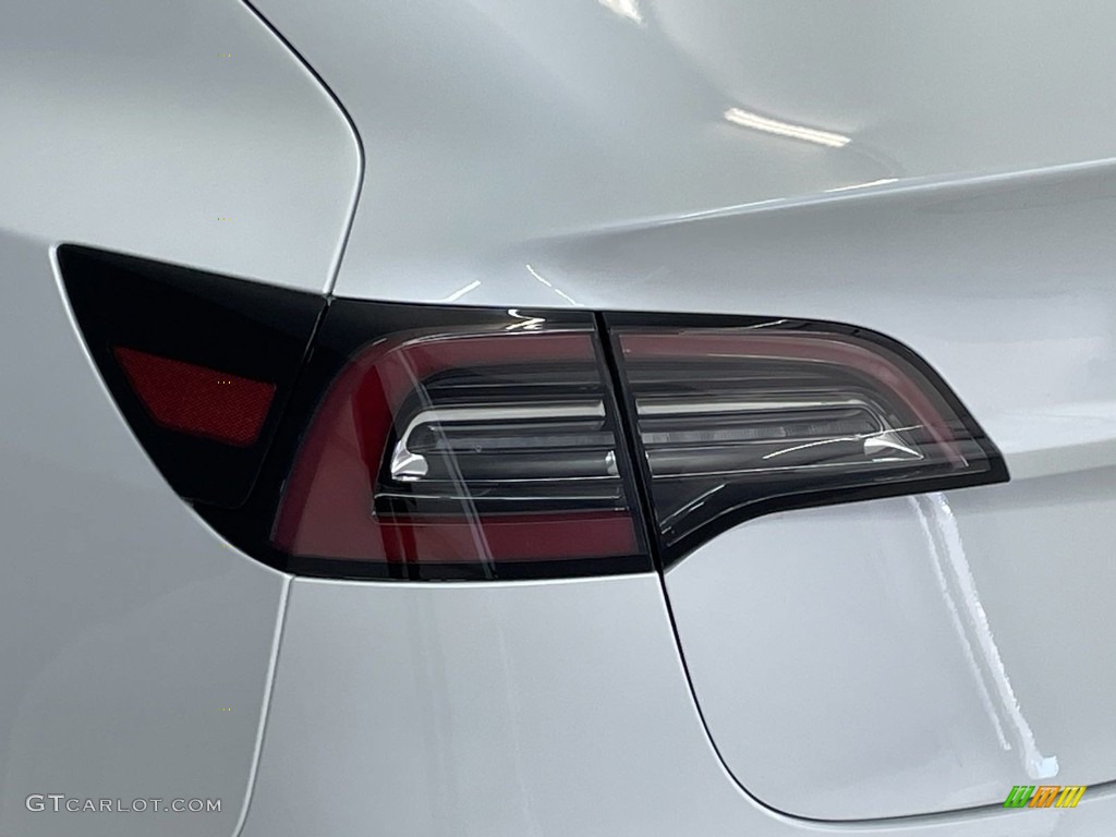 2018 Model 3 Long Range AWD - Pearl White Multi-Coat / Black photo #8