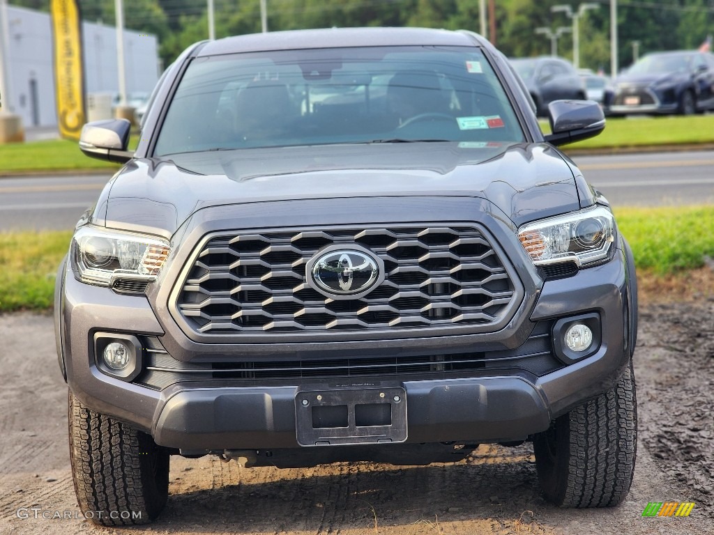 2021 Tacoma TRD Off Road Double Cab 4x4 - Magnetic Gray Metallic / TRD Cement/Black photo #2