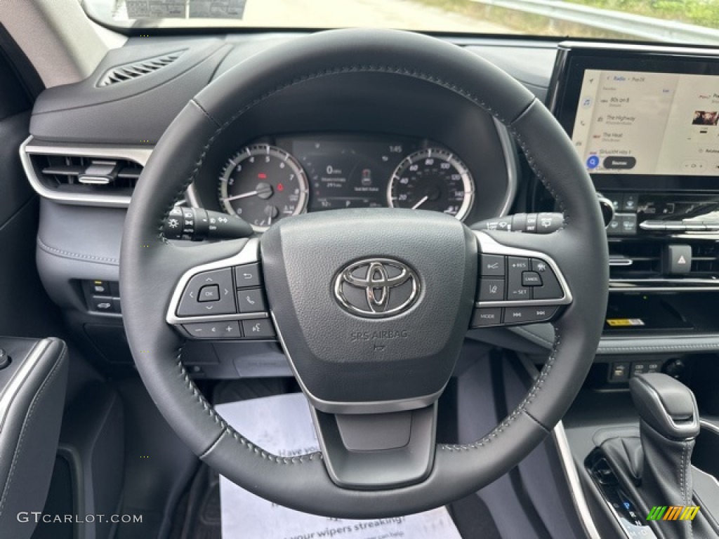 2023 Highlander XLE AWD - Midnight Black Metallic / Black photo #10