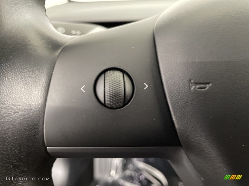 2018 Tesla Model 3 Long Range AWD Black Steering Wheel Photo #146468471