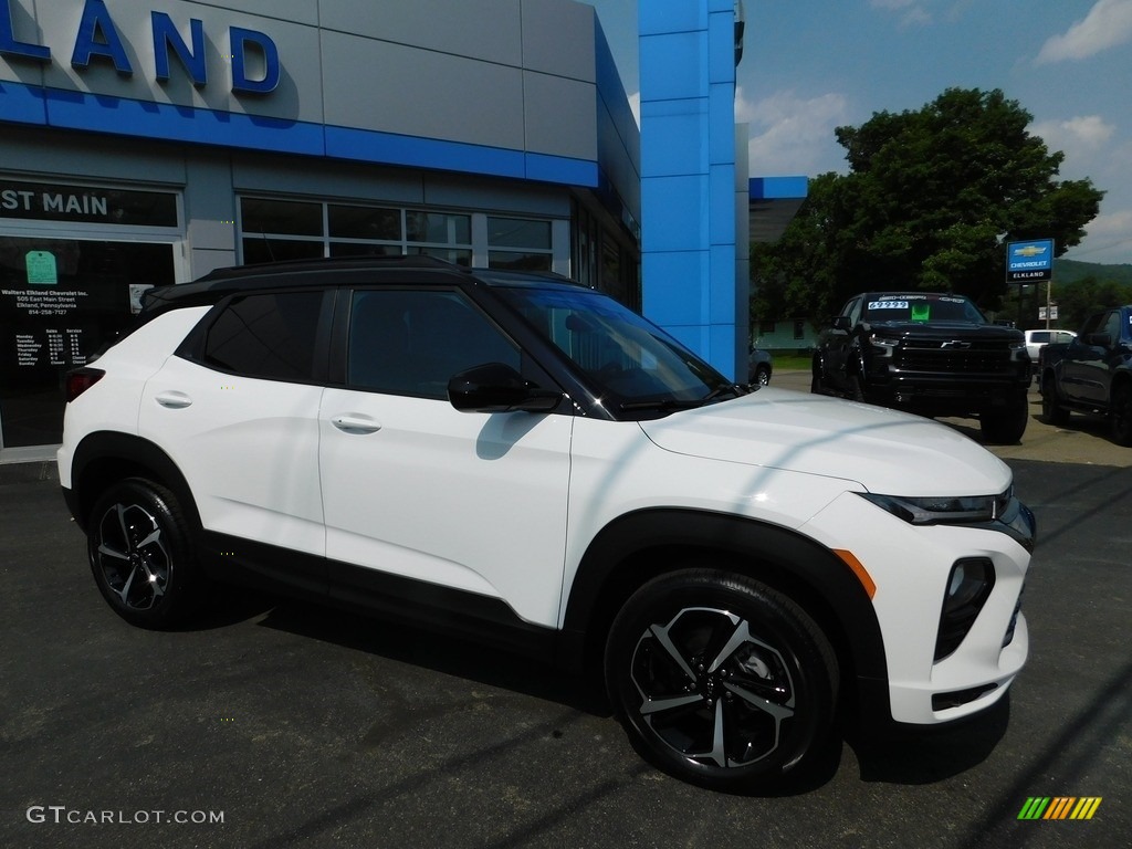 2023 TrailBlazer RS AWD - Summit White / Jet Black/Red Accent photo #7