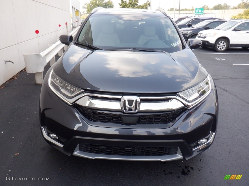 2019 CR-V Touring AWD - Gunmetal Metallic / Gray photo #5