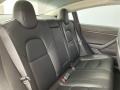2018 Tesla Model 3 Black Interior Rear Seat Photo