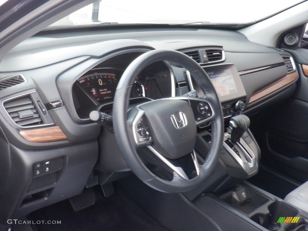 2019 CR-V Touring AWD - Gunmetal Metallic / Gray photo #12