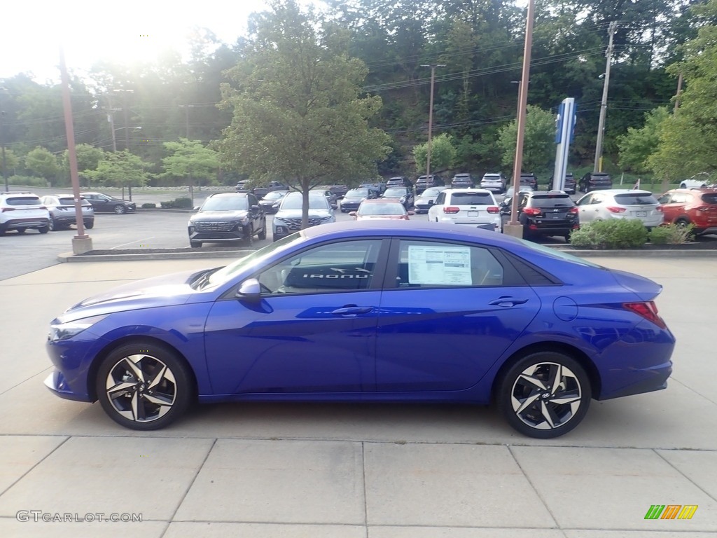 2023 Elantra SEL - Intense Blue / Medium Gray photo #6