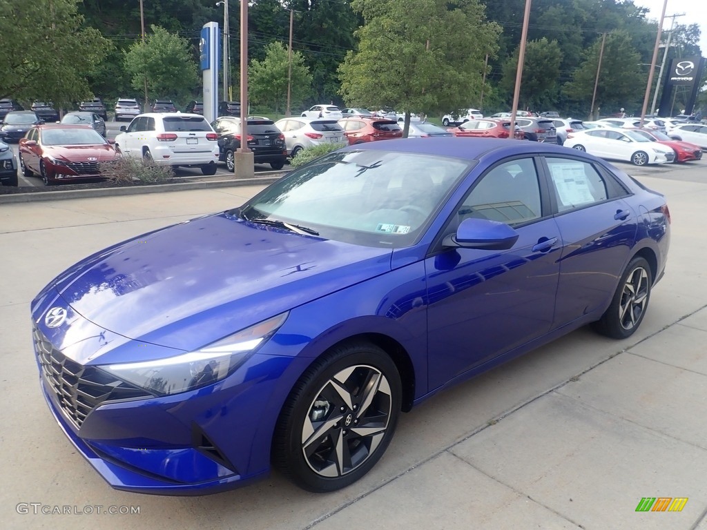 2023 Elantra SEL - Intense Blue / Medium Gray photo #7