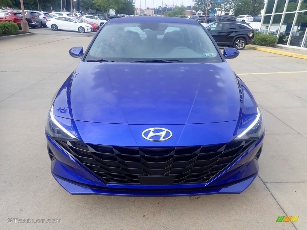 2023 Elantra SEL - Intense Blue / Medium Gray photo #8