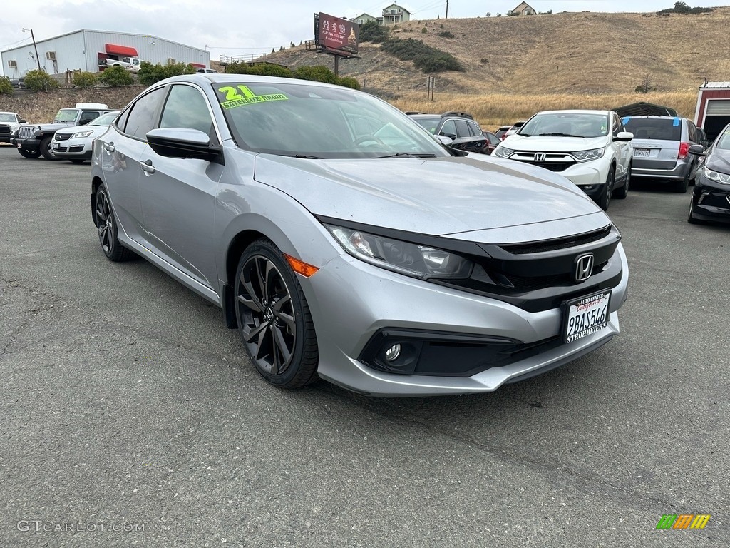 Lunar Silver Metallic Honda Civic