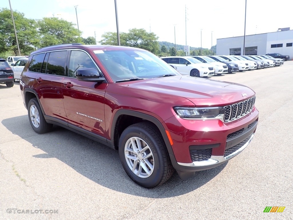 2023 Grand Cherokee L Laredo 4x4 - Velvet Red Pearl / Global Black photo #7