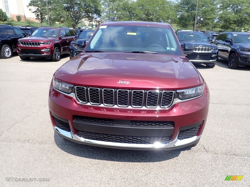 2023 Grand Cherokee L Laredo 4x4 - Velvet Red Pearl / Global Black photo #8