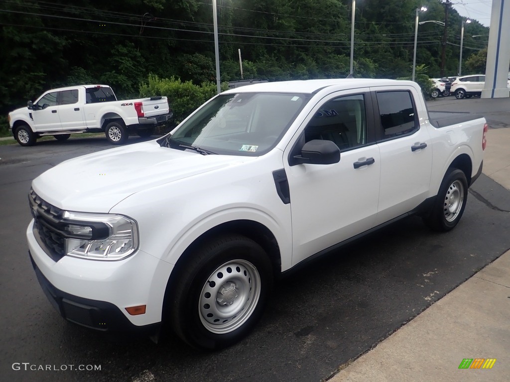 Oxford White 2022 Ford Maverick XLT Hybrid Exterior Photo #146470357