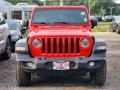 2020 Firecracker Red Jeep Wrangler Unlimited Sport 4x4  photo #2