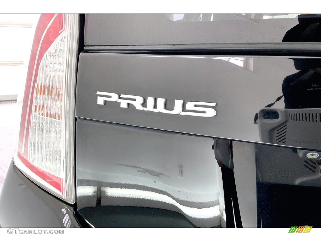 2015 Prius Three Hybrid - Black / Misty Gray photo #7