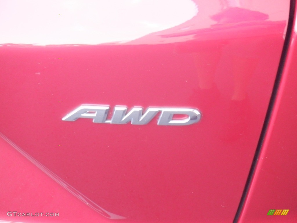 2020 CR-V LX AWD - Radiant Red Metallic / Gray photo #6