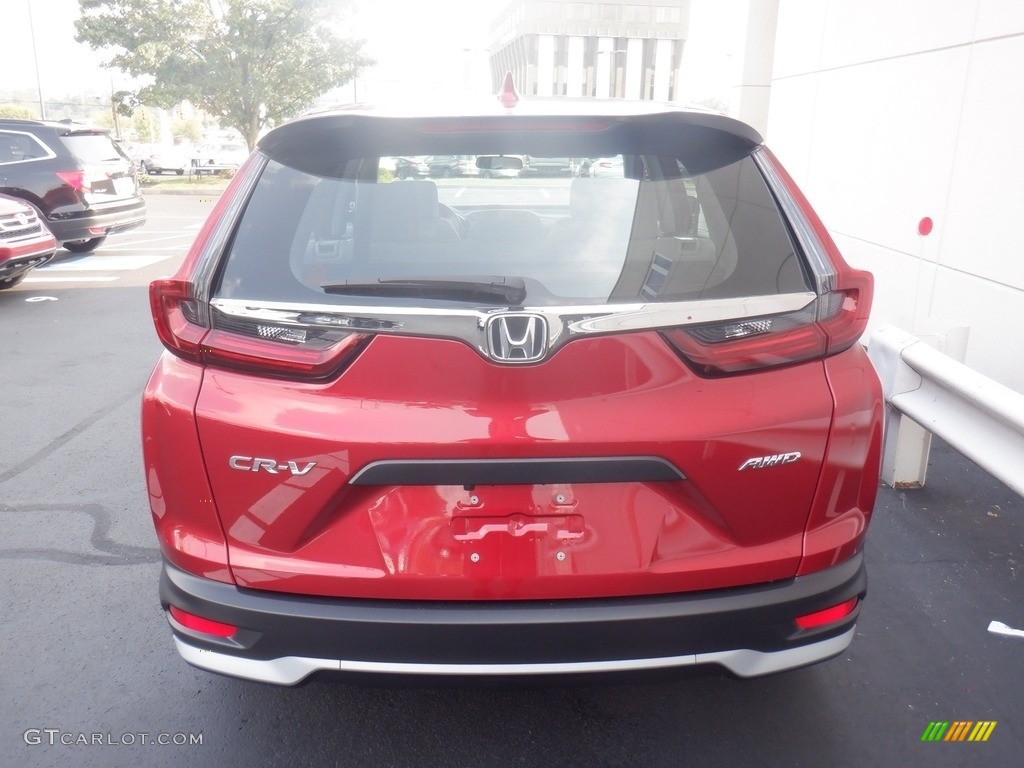 2020 CR-V LX AWD - Radiant Red Metallic / Gray photo #7