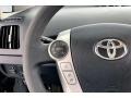 Misty Gray 2015 Toyota Prius Three Hybrid Steering Wheel