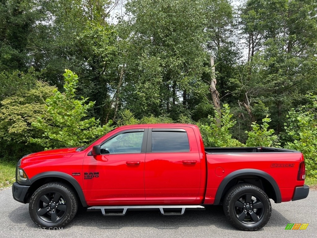 2019 1500 Classic Warlock Crew Cab 4x4 - Flame Red / Black/Diesel Gray photo #1