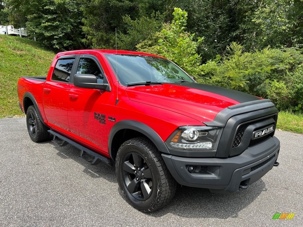 Flame Red 2019 Ram 1500 Classic Warlock Crew Cab 4x4 Exterior Photo #146470835