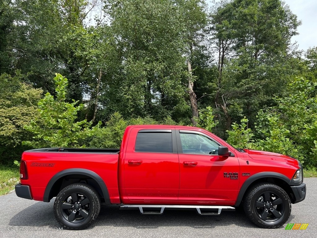 2019 1500 Classic Warlock Crew Cab 4x4 - Flame Red / Black/Diesel Gray photo #5