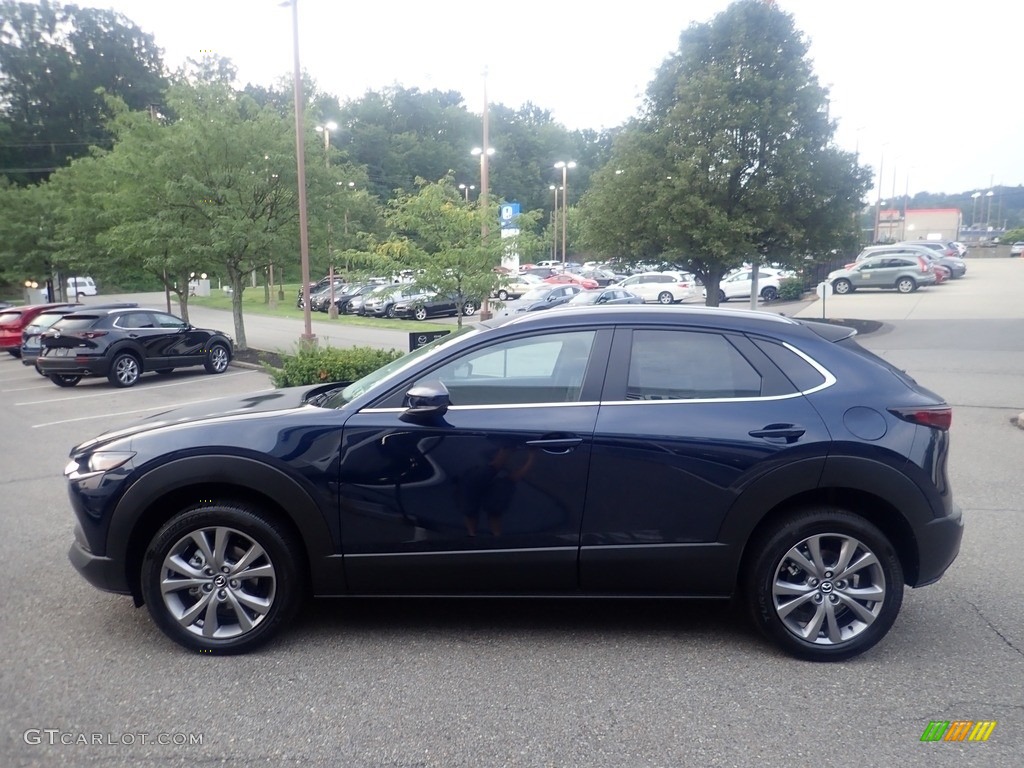 2023 CX-30 S Select AWD - Deep Crystal Blue Mica / Black photo #6