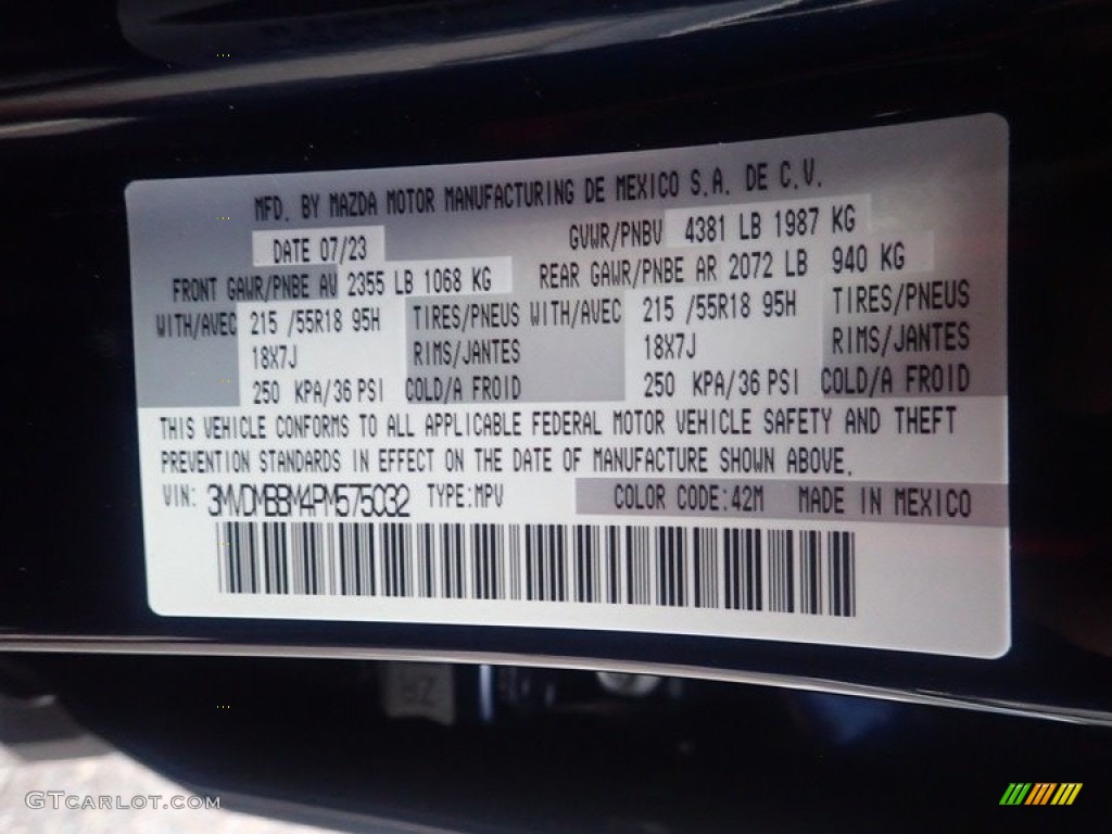 2023 CX-30 S Select AWD - Deep Crystal Blue Mica / Black photo #18