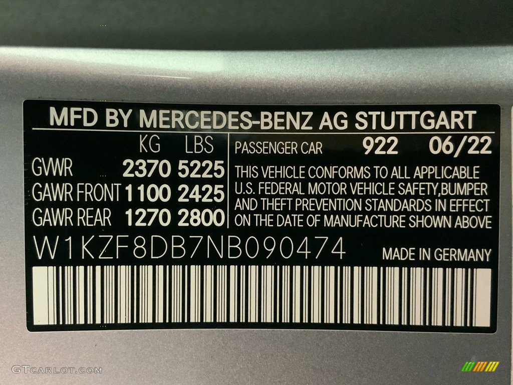 2022 E 350 Sedan - Cirrus Silver Metallic / Black photo #37