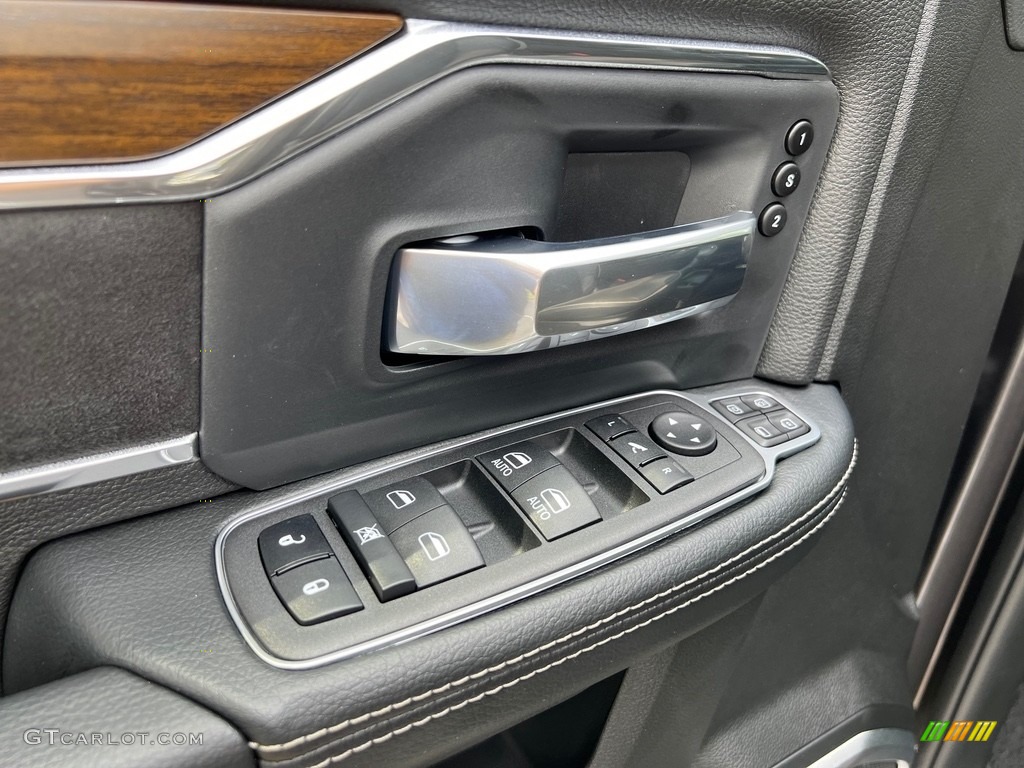 2024 Ram 2500 Laramie Crew Cab 4x4 Black Door Panel Photo #146471315