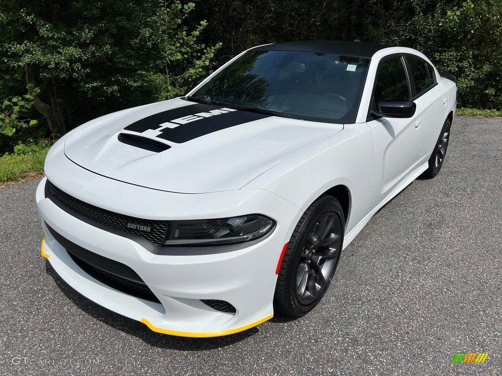2023 Charger R/T Daytona - White Knuckle / Black photo #2