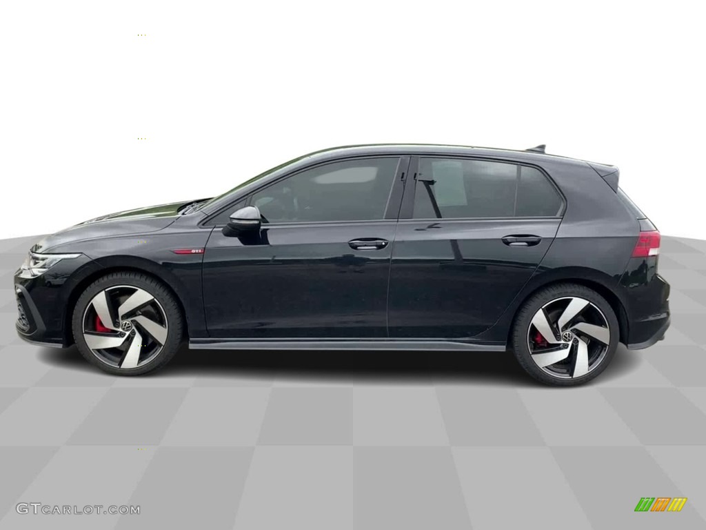 2022 Golf GTI S - Deep Black Pearl / Titan Black/Scalepaper Plaid photo #5