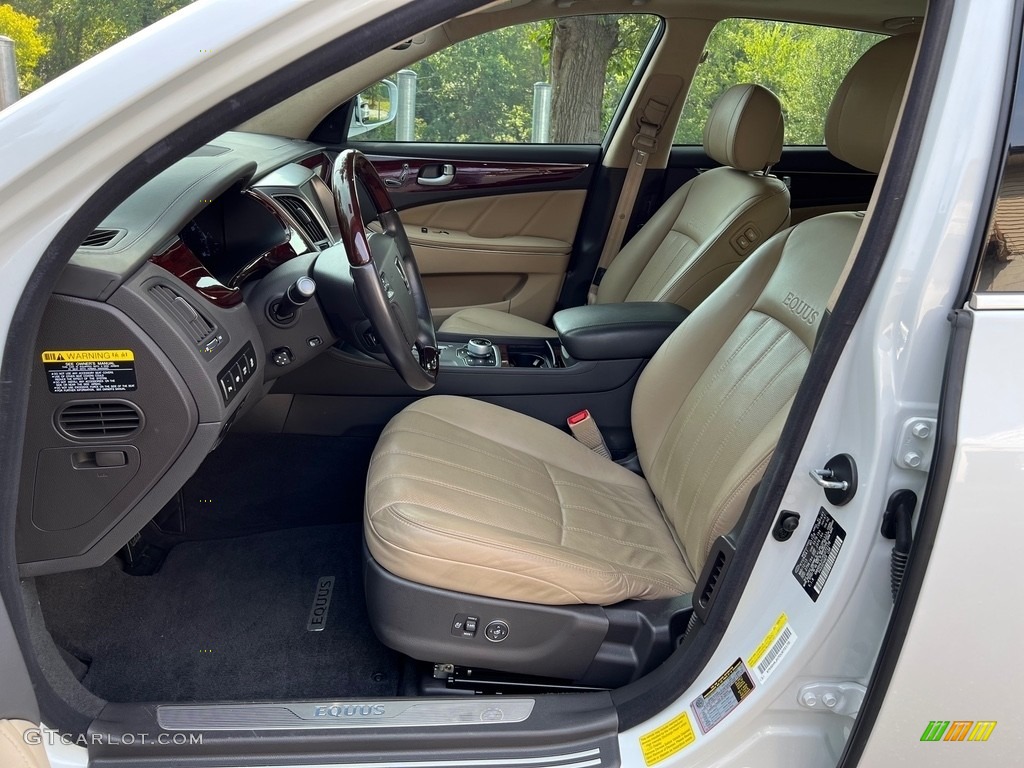 Cashmere Beige Interior 2013 Hyundai Equus Signature Photo #146471903