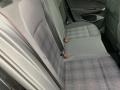 2022 Volkswagen Golf GTI Titan Black/Scalepaper Plaid Interior Rear Seat Photo
