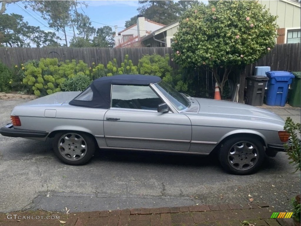 Silver Blue Metallic 1983 Mercedes-Benz SL Class 380 SL Roadster Exterior Photo #146472395
