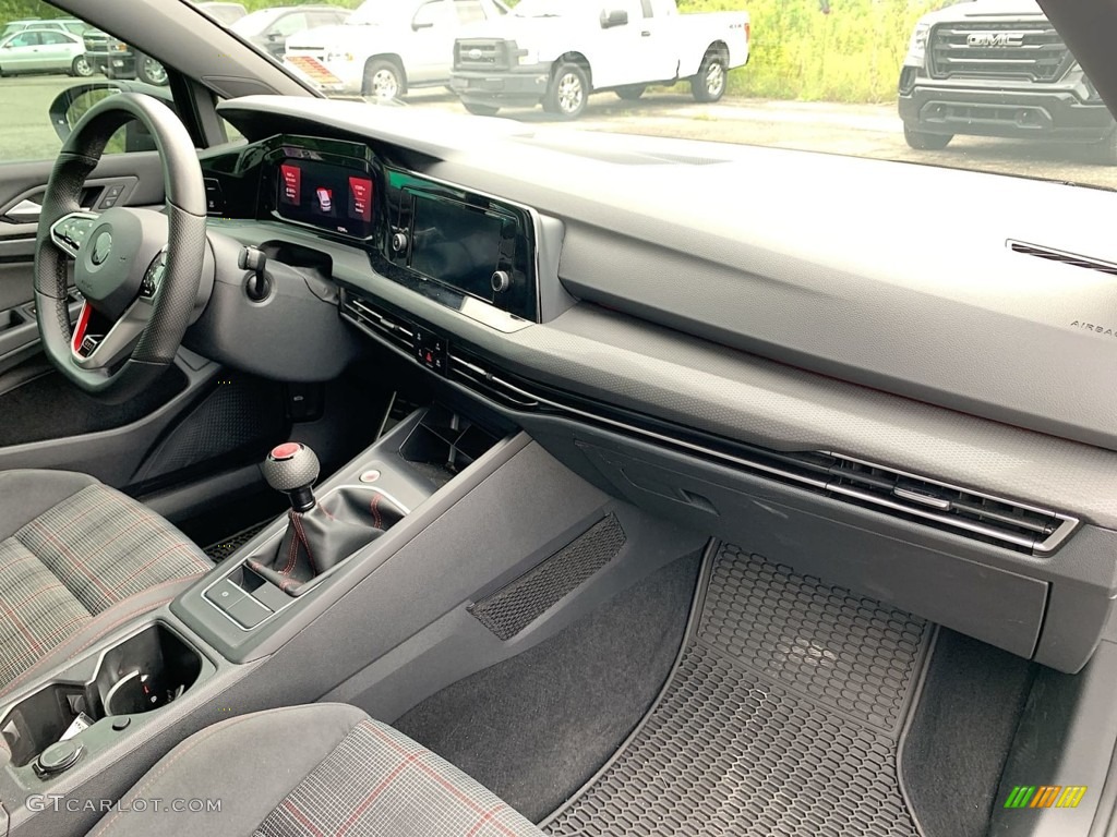 2022 Golf GTI S - Deep Black Pearl / Titan Black/Scalepaper Plaid photo #27