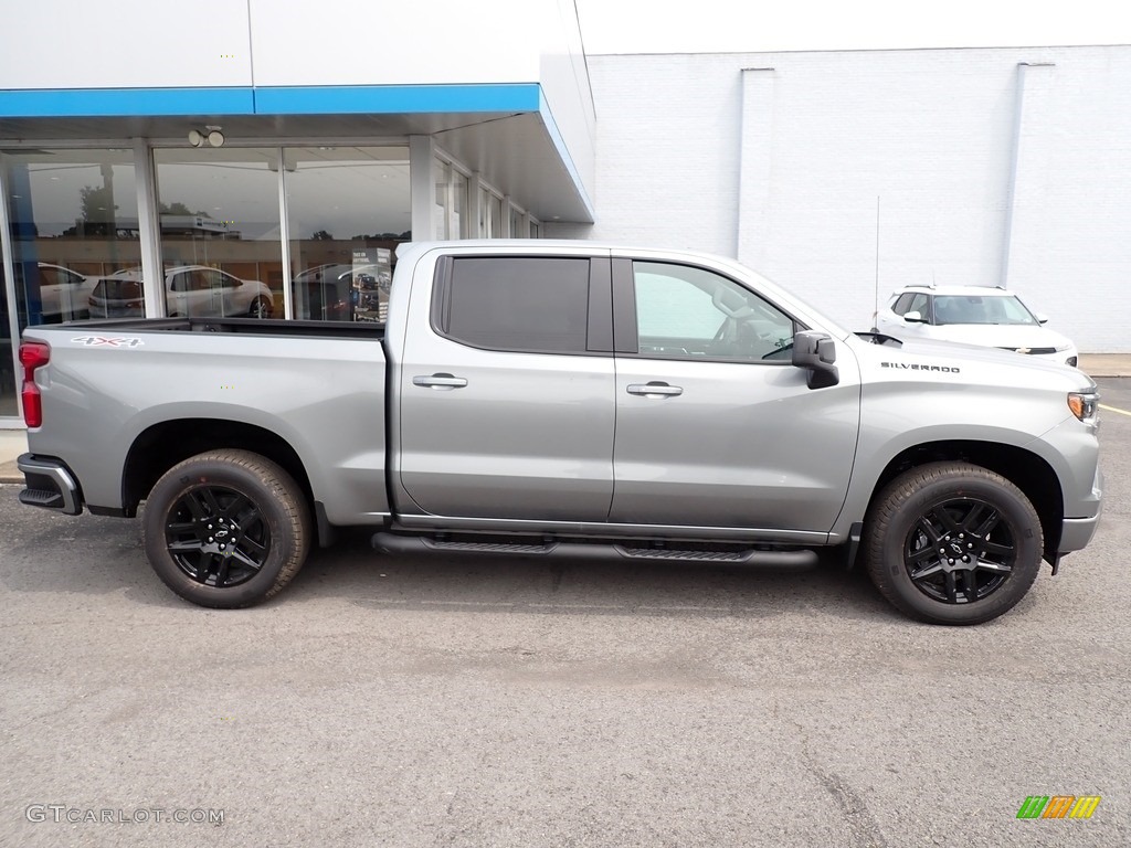 Sterling Gray Metallic 2023 Chevrolet Silverado 1500 RST Crew Cab 4x4 Exterior Photo #146473045