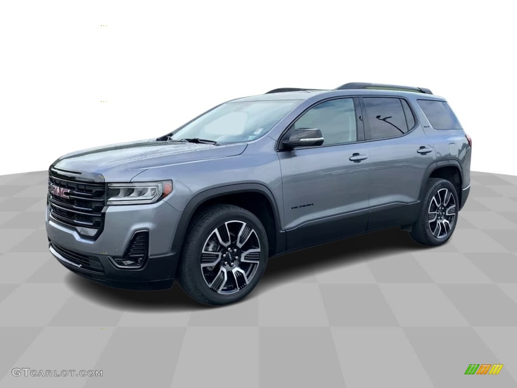 2021 Acadia SLT AWD - Satin Steel Metallic / Jet Black photo #4