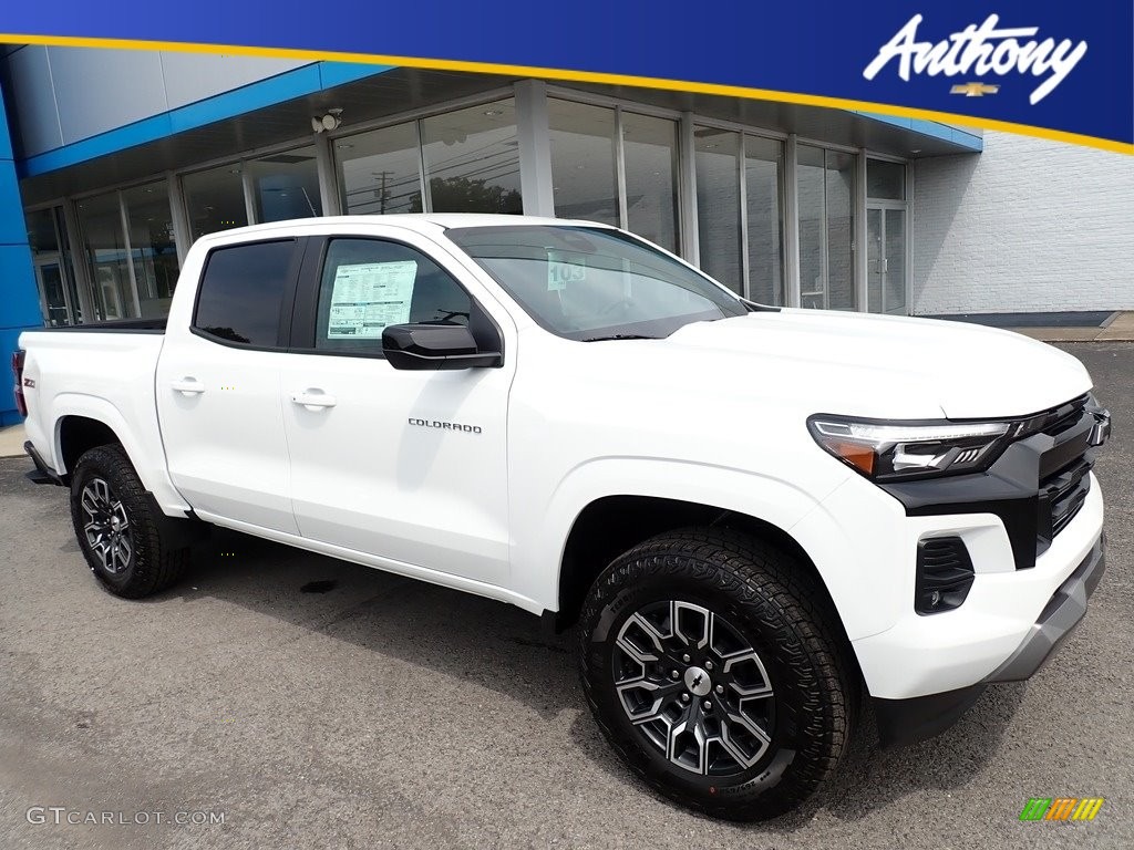 2023 Colorado Z71 Crew Cab 4x4 - Summit White / Jet Black/Adrenaline Red photo #1