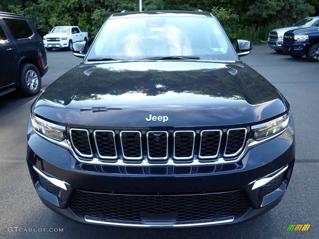 2023 Grand Cherokee 4XE - Midnight Sky / Global Black photo #9