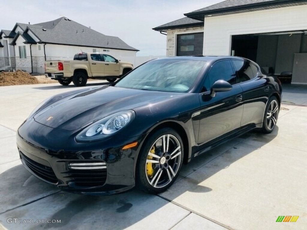 Black 2014 Porsche Panamera Turbo S Exterior Photo #146475022