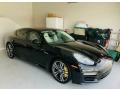 Black 2014 Porsche Panamera Turbo S Exterior