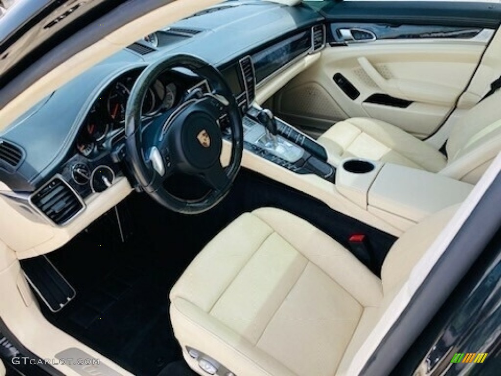 Luxor Beige/Cream Interior 2014 Porsche Panamera Turbo S Photo #146475070
