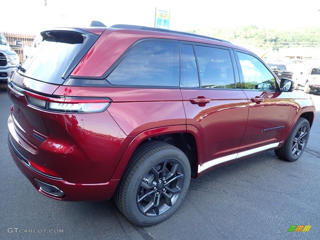 2023 Grand Cherokee 4XE - Velvet Red Pearl / Global Black photo #6