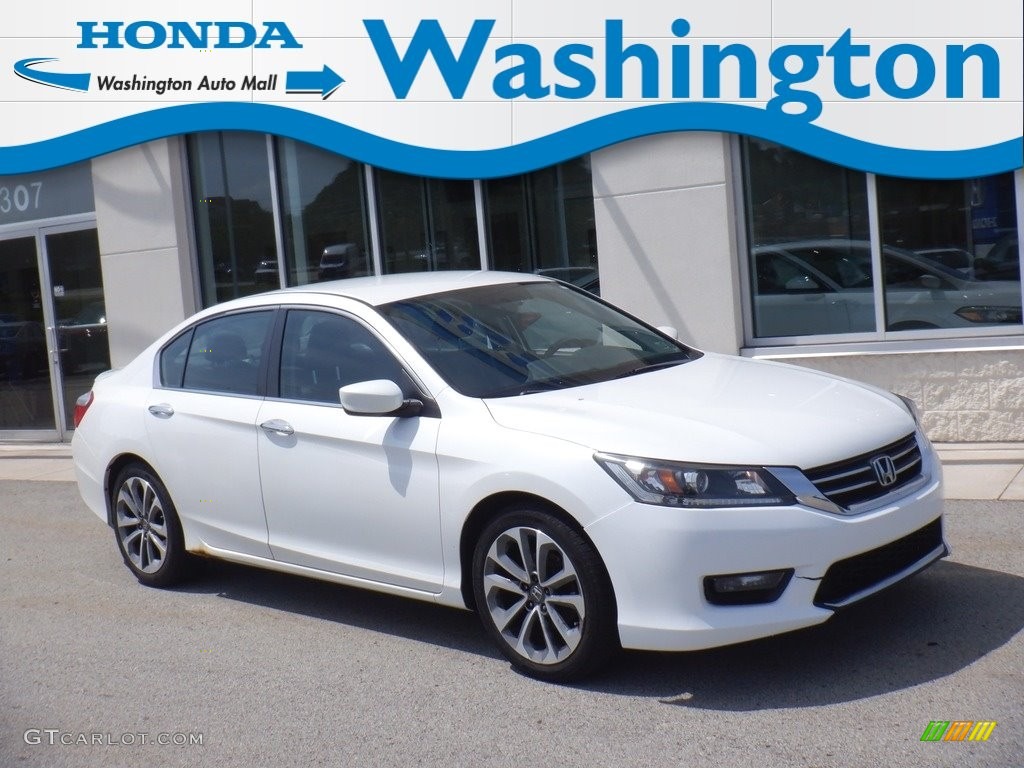2014 Accord Sport Sedan - White Orchid Pearl / Black photo #2