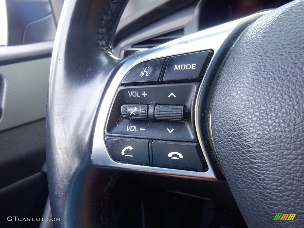 2018 Hyundai Sonata SEL Black Steering Wheel Photo #146475332
