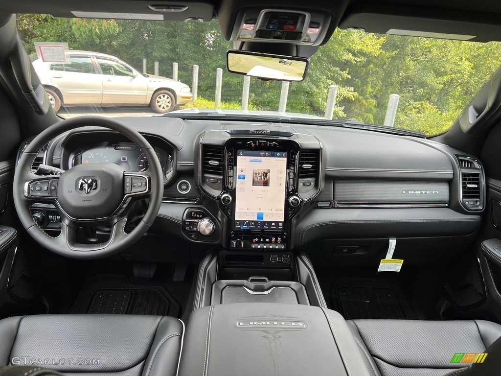 2023 Ram 1500 Limited Crew Cab 4x4 Black Dashboard Photo #146475422