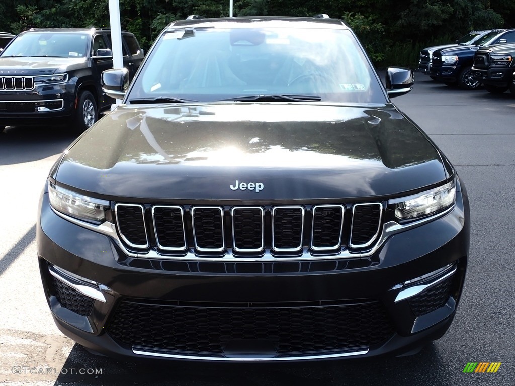2023 Grand Cherokee 4XE - Rocky Mountain Pearl / Global Black photo #9