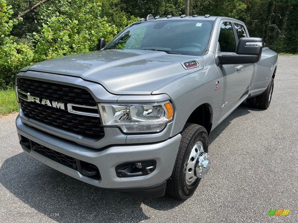 2023 3500 Big Horn Crew Cab 4x4 - Billet Silver Metallic / Black photo #2
