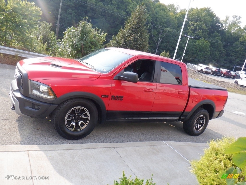 2016 1500 Rebel Crew Cab 4x4 - Flame Red / Rebel Theme Red/Black photo #19