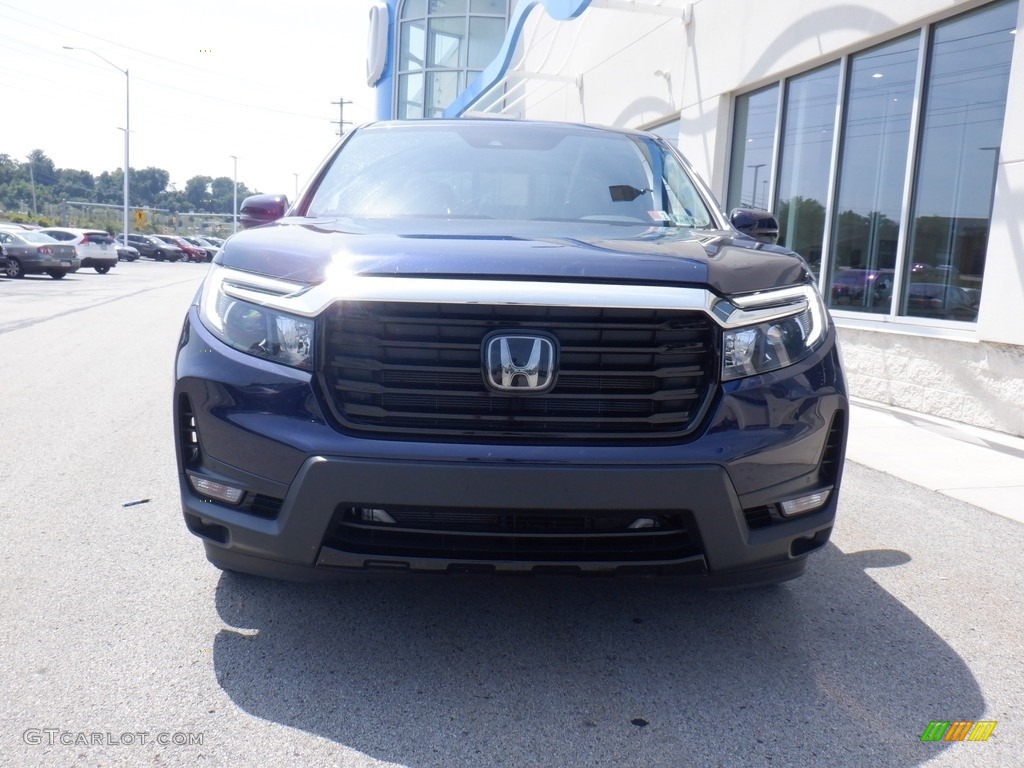 2021 Ridgeline RTL-E AWD - Obsidian Blue Pearl / Black photo #6
