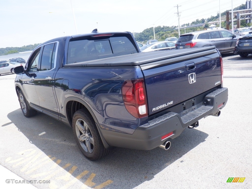 2021 Ridgeline RTL-E AWD - Obsidian Blue Pearl / Black photo #9