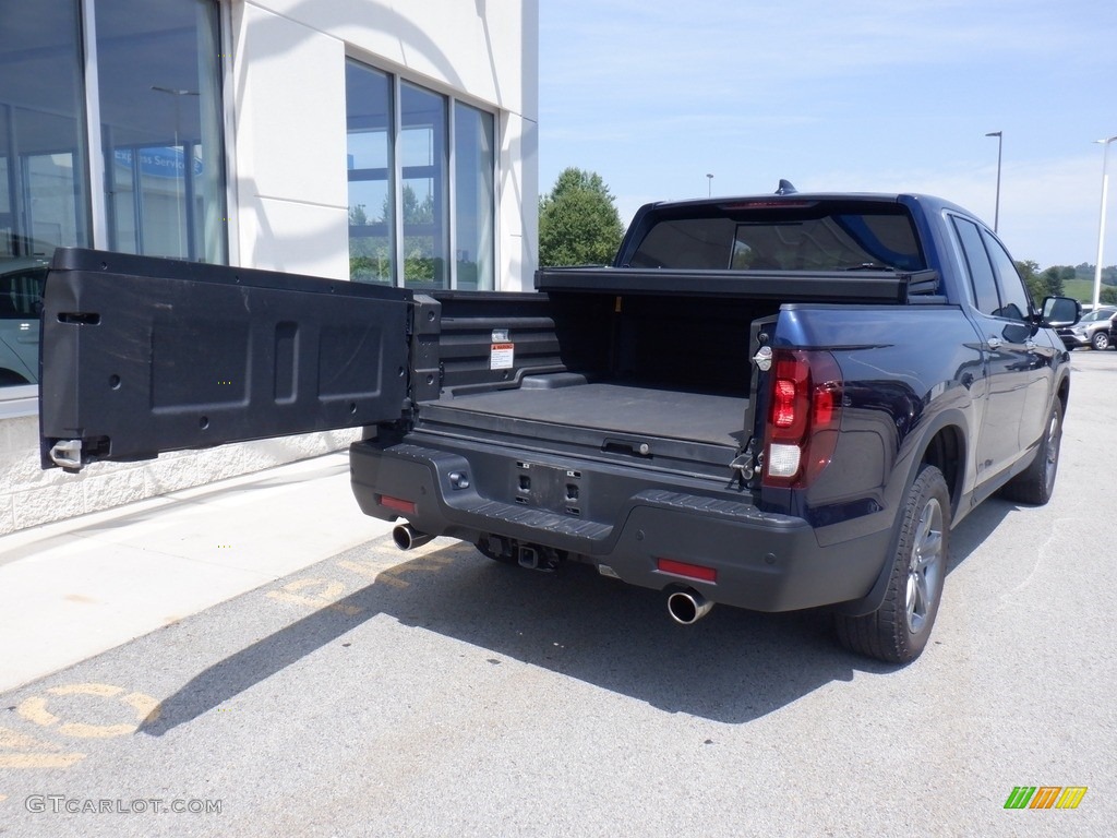 2021 Ridgeline RTL-E AWD - Obsidian Blue Pearl / Black photo #16